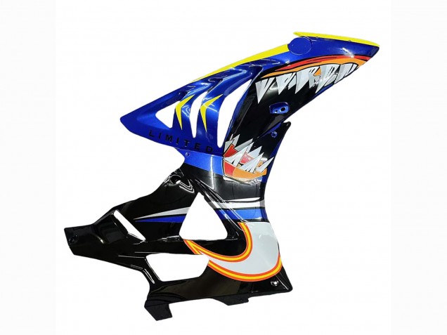 Mejores Carenados Moto BMW S1000RR 2009-2014 - Rojo Azul Amarillo Tiburón