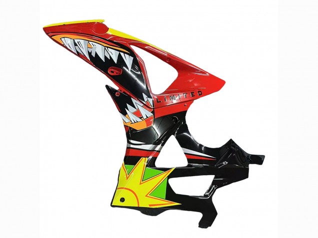 Mejores Carenados Moto BMW S1000RR 2009-2014 - Rojo Azul Amarillo Tiburón