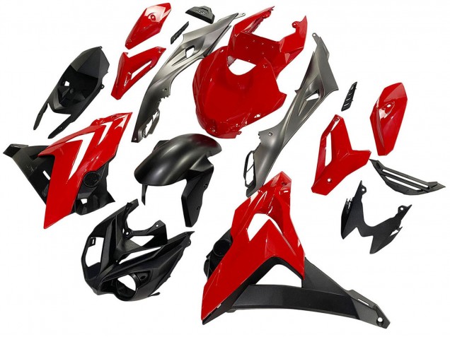 Mejores Carenados Moto BMW S1000R 2014-2016 - Negro Rojo