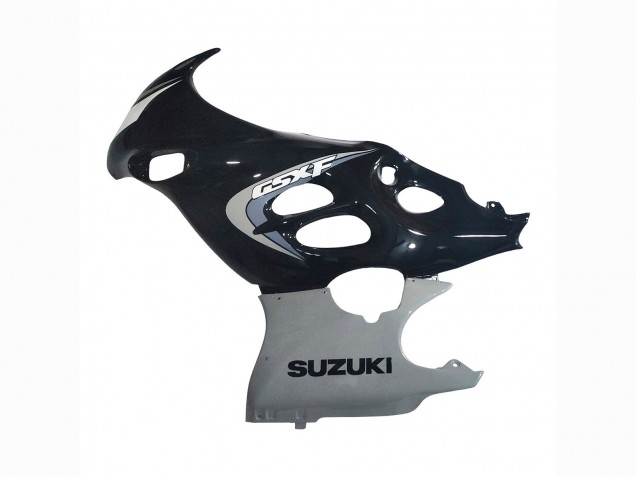 Mejores Carenado Moto Suzuki GSX600F/GSX750F 2004-2006 - Negro Brillante Gris