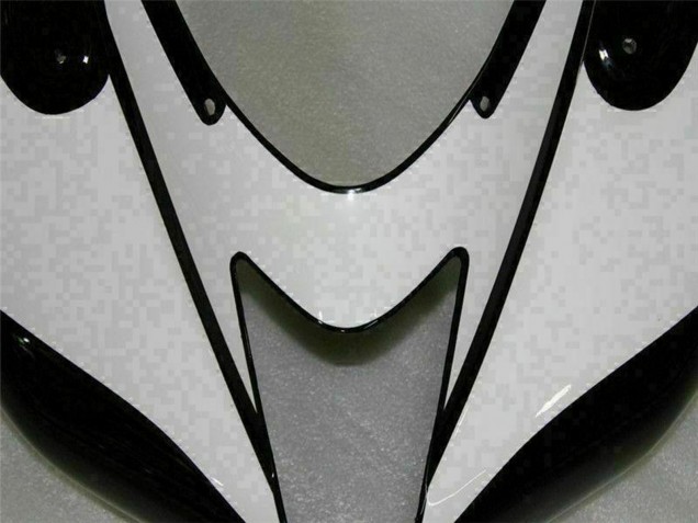 Mejores Carenados Moto Kawasaki ZX6R 2007-2008 - Negro Blanco