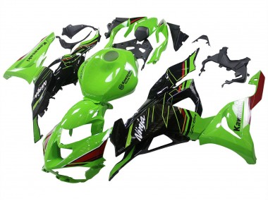 Mejores Carenados Moto Kawasaki ZX6R 2023-2025 - Verde Negro