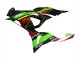 Mejores Carenados Moto Kawasaki ZX6R 2023-2025 - Verde Negro Rojo Amarillo Dunlop