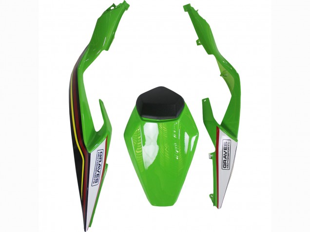 Mejores Carenados Moto Kawasaki ZX6R 2023-2025 - Verde Negro Rojo Amarillo Dunlop
