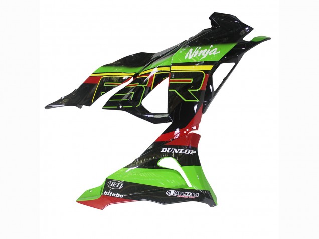 Mejores Carenados Moto Kawasaki ZX6R 2023-2025 - Verde Negro Rojo Amarillo Dunlop