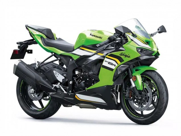 Mejores Carenados Moto Kawasaki ZX6R 2023-2025 - Verde Blanco Negro Ninja