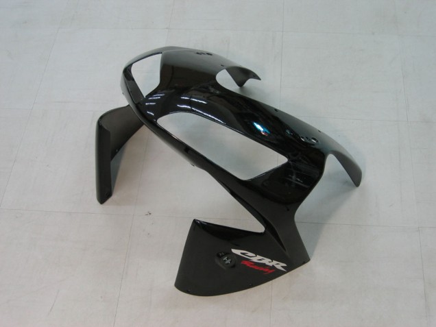Mejores Carenados Moto Honda CBR600RR 2003-2004 - Negro Brillante Rojo Calcomanías