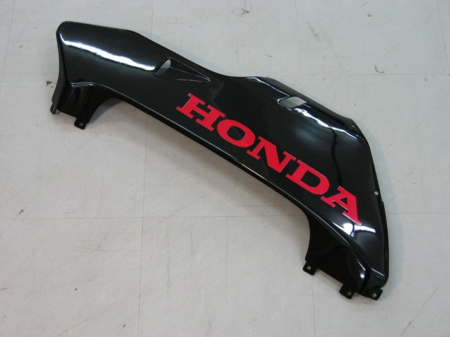 Mejores Carenados Moto Honda CBR600RR 2003-2004 - Negro Brillante Rojo Calcomanías