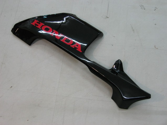 Mejores Carenados Moto Honda CBR600RR 2003-2004 - Negro Brillante Rojo Calcomanías