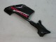 Mejores Carenados Moto Honda CBR600RR 2003-2004 - Negro Brillante Rojo Calcomanías