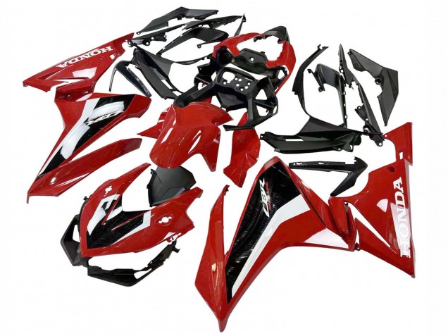 Mejores Carenado Moto Honda CBR500R 2022-2023 - Rojo Blanco Negro
