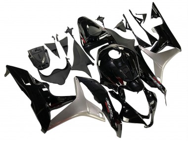Mejores Kits Carenado Moto Honda CBR600RR 2007-2008 - Plata Negro Brillante
