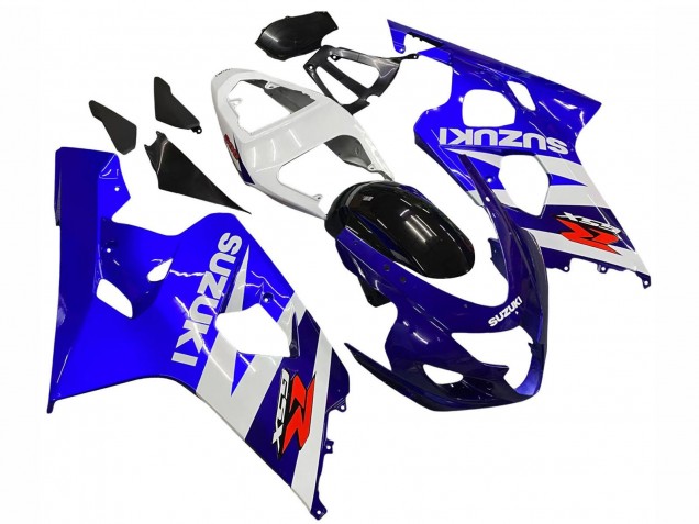 Mejores Kits Carenado Moto Suzuki GSXR 600 / GSXR 750 2004-2005 - Blanco Azul Negro Rojo