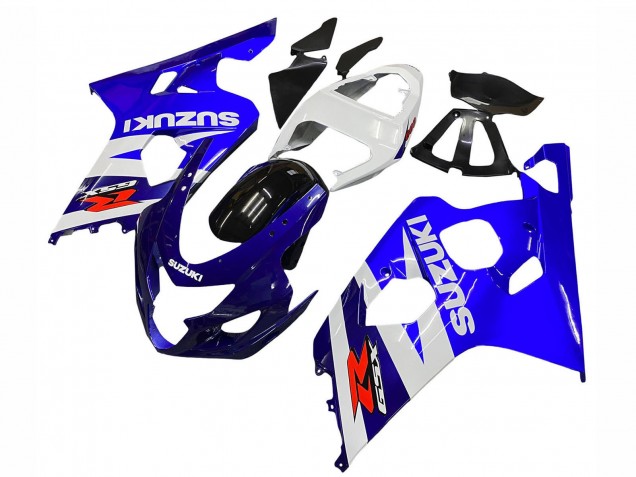 Mejores Kits Carenado Moto Suzuki GSXR 600 / GSXR 750 2004-2005 - Blanco Azul Negro Rojo