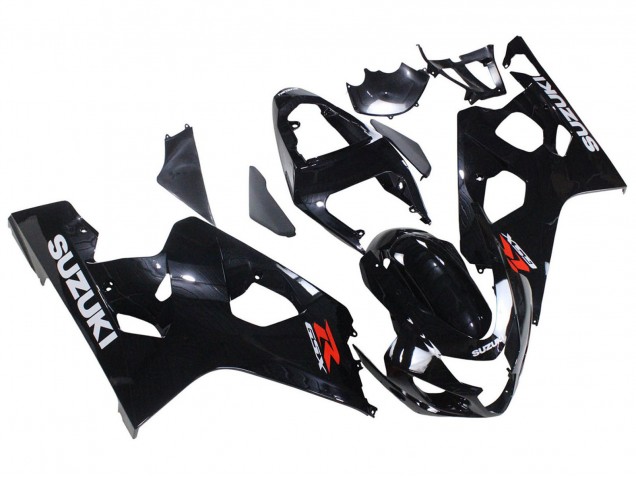 Mejores Carenado Moto Suzuki GSXR 600 / GSXR 750 2004-2005 - Negro Brillante