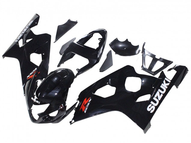 Mejores Carenado Moto Suzuki GSXR 600 / GSXR 750 2004-2005 - Negro Brillante