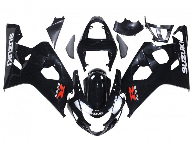 Mejores Carenado Moto Suzuki GSXR 600 / GSXR 750 2004-2005 - Negro Brillante