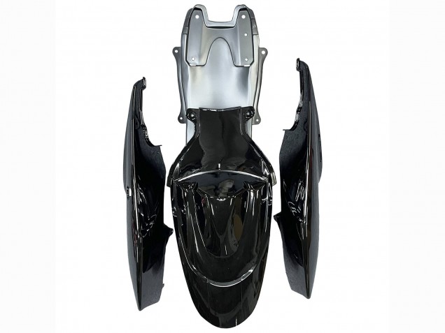 Mejores Carenados Moto Suzuki GSXR 600 / GSXR 750 2006-2007 - Negro Brillante Plata Rojo