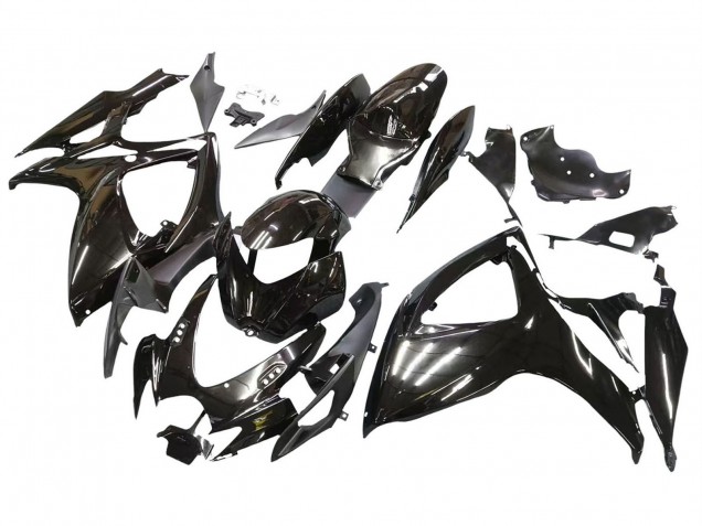 Mejores Carenados Moto Suzuki GSXR 600 / GSXR 750 2006-2007 - Negro Brillante