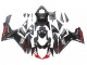 Mejores Carenados Moto Suzuki GSXR 600 / GSXR 750 2011-2024 - Negro Gris Rojo Línea