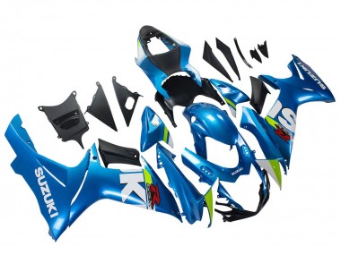 Mejores Carenados Moto Suzuki GSXR 600 / GSXR 750 2011-2024 - Azul Claro Verde Blanco Rojo