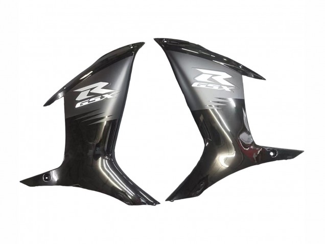 Mejores Carenados Moto Suzuki GSXR 600 / GSXR 750 2011-2024 - Negro Mate Negro Brillante Blanco Calcomanía