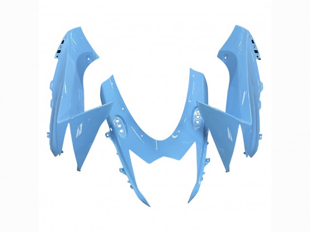 Mejores Carenados Moto Suzuki GSXR 600 / GSXR 750 2011-2024 - Azul Claro Negro