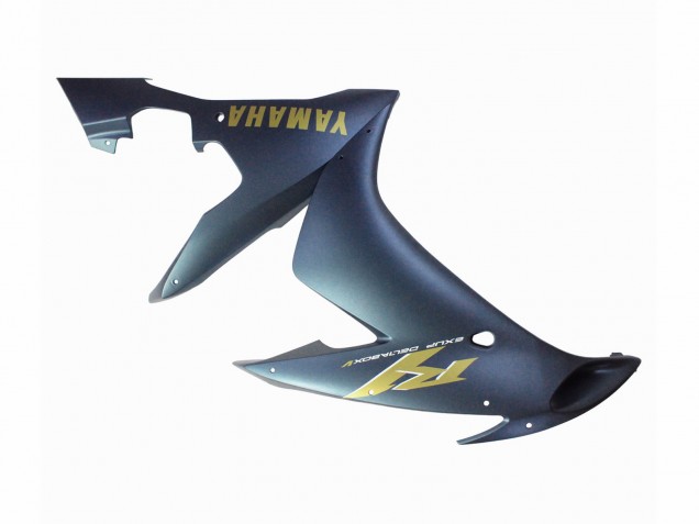 Mejores Carenados Moto Yamaha YZF 1000 R1 2004-2006 - Azul Oscuro Oro Calcomanías