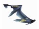 Mejores Carenados Moto Yamaha YZF 1000 R1 2004-2006 - Azul Oscuro Oro Calcomanías