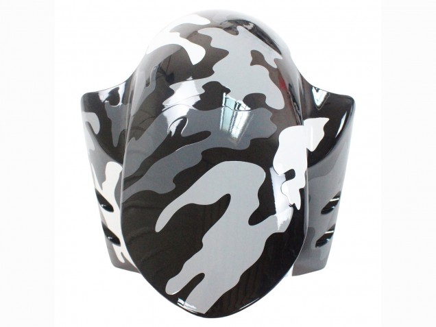 Mejores Carenados Moto Yamaha YZF 1000 R1 2007-2008 - Gris Blanco Camouflage Tiburón