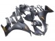 Mejores Carenados Moto Yamaha YZF 1000 R1 2012-2014 - Negro Mate Oro Calcomanías
