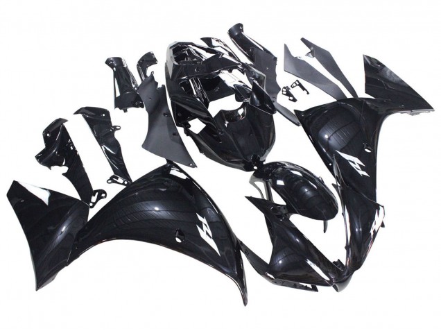 Mejores Carenados Moto Yamaha YZF 1000 R1 2012-2014 - Negro Brillante