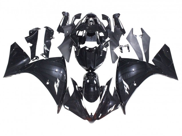 Mejores Carenados Moto Yamaha YZF 1000 R1 2012-2014 - Negro Brillante