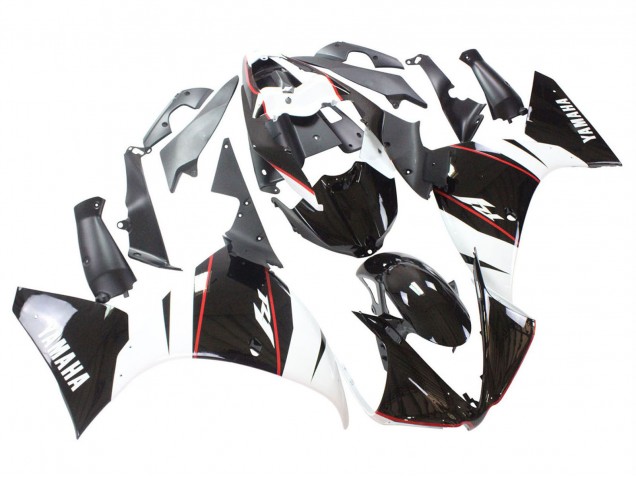 Mejores Carenado Moto Yamaha YZF 1000 R1 2012-2014 - Blanco Rojo Negro Brillante