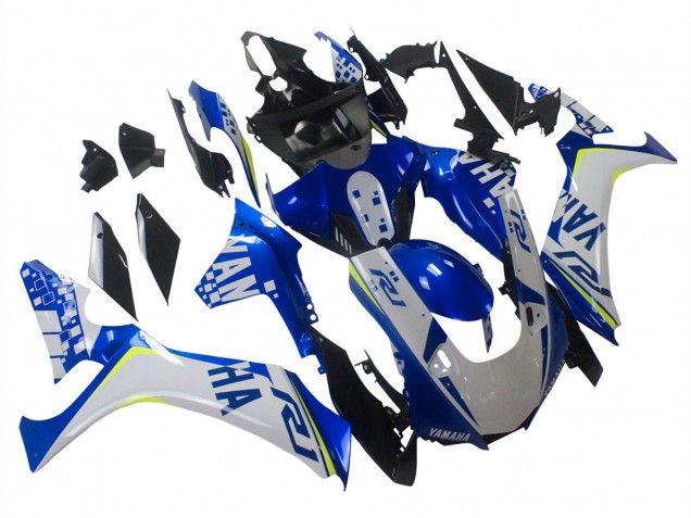 Mejores Carenados Moto Yamaha YZF 1000 R1 2020-2025 - Blanco Azul Neon Amarillo Negro Brillante