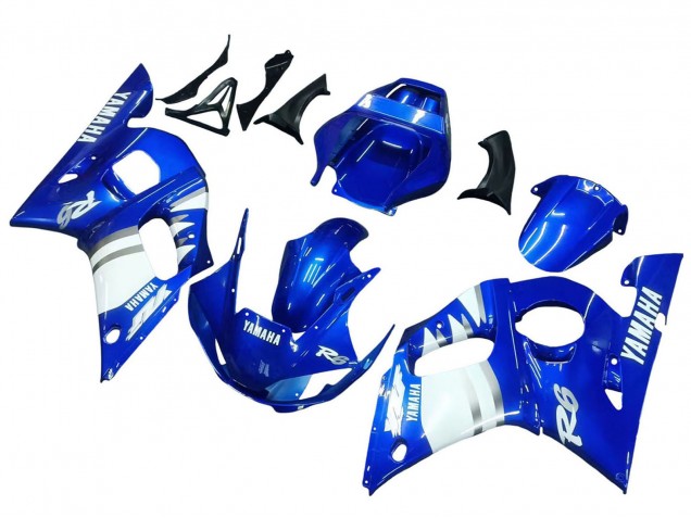 Mejores Carenados Moto Yamaha YZF 600 R6 1998-2002 - Azul Blanco