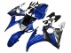 Mejores Carenados Moto Yamaha YZF R6 2003-2004 - Azul Blanco Negro Brillante Yamalube