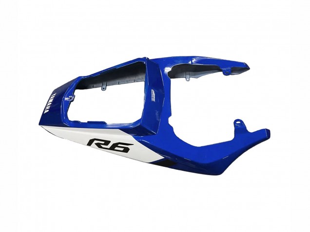 Mejores Carenados Moto Yamaha YZF R6 2003-2004 - Azul Blanco Negro Brillante Yamalube
