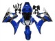 Mejores Carenados Moto Yamaha YZF R6 2003-2004 - Azul Blanco Negro Brillante Yamalube