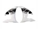 Mejores Carenados Moto Yamaha YZF R6S 2006-2009 - Blanco Negro Brillante