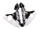 Mejores Carenados Moto Yamaha YZF R6S 2006-2009 - Blanco Negro Brillante