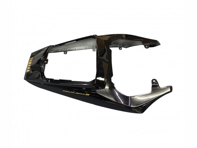 Mejores Carenados Moto Yamaha YZF R6S 2006-2009 - Negro Brillante Oro Calcomanías