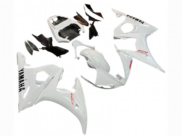 Mejores Kits Carenado Moto Yamaha YZF R6S 2006-2009 - Blanco