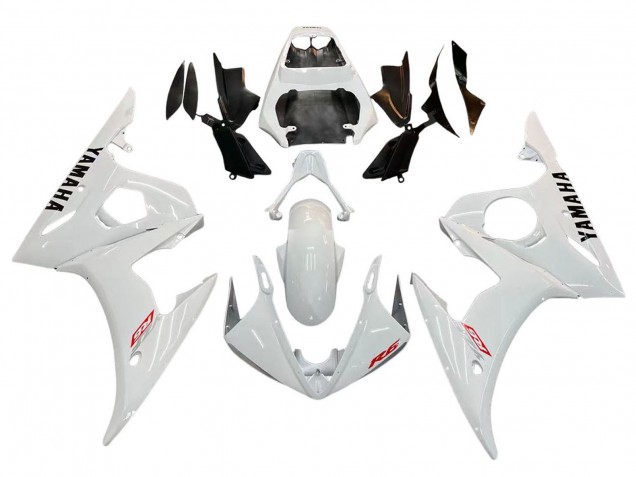 Mejores Kits Carenado Moto Yamaha YZF R6S 2006-2009 - Blanco