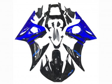 Mejores Carenados Moto Yamaha YZF R6S 2006-2009 - Azul Negro Brillante
