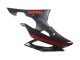 Mejores Carenados Moto Yamaha YZF 600 R6 2008-2016 - Negro Brillante Negro Mate Rojo Raya