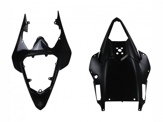 Mejores Carenados Moto Yamaha YZF 600 R6 2008-2016 - Negro Brillante Negro Mate Rojo Raya