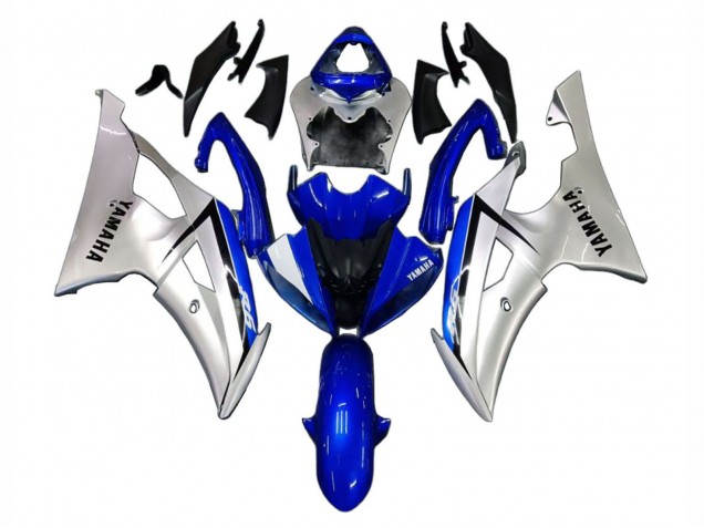 Mejores Carenados Moto Yamaha YZF 600 R6 2008-2016 - Plata Azul