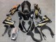 Mejores Carenados Moto Kawasaki ZX10R 2021-2025 - Negro Brillante Oro Elf Nieve