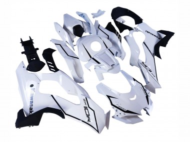 Mejores Carenados Moto Kawasaki ZX10R 2021-2025 - Blanco Negro